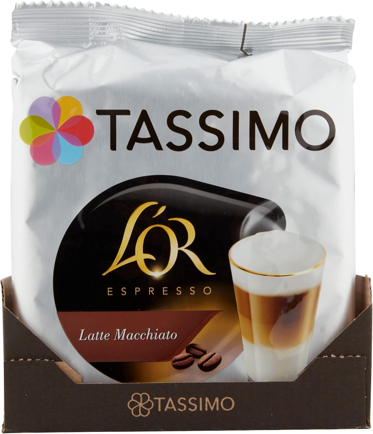 Tassimo L'OR Latte Macchiato Coffee Pods , 8 Count ( Pack of 5), (40 drinks)